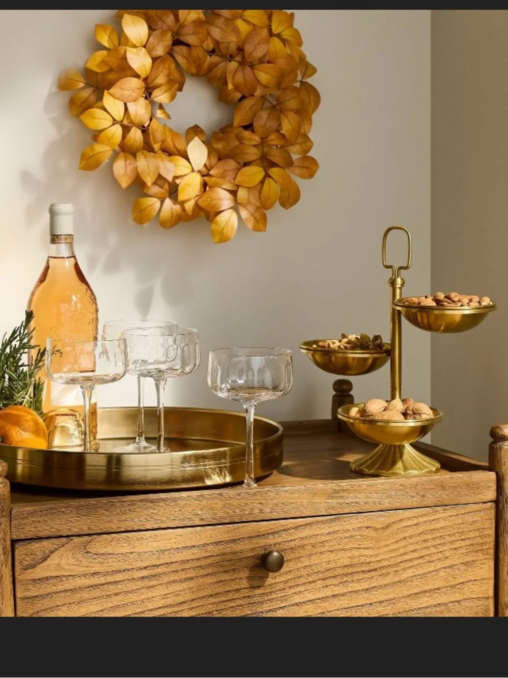 Mini Yellow Aspen Wreath - Hearth & Hand™ with Magnolia